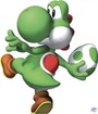 Yoshi can't juggle eggs...but he can THROW them!