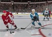 The Red Wings hold the puck