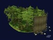 Forest set from the side