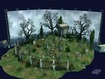 The graveyard location