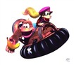 Electronic Entertainment Expo 2005: The duo go tubing.