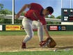 Scooping the ball off the grass