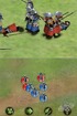 Mages and archers on bottom, footmen on top.
