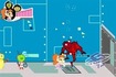 Betty beats up a barmy bot