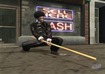 Bo staff and kung fu suit