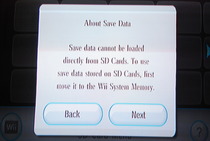 Game Developers Conference 2009: Wii SD Card Menu - Save Data Information
