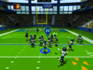 Stiff-arming on the outside run