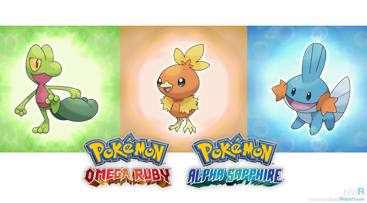 Torchic Treecko And Mudkip I Choose You Feature Nintendo World Report