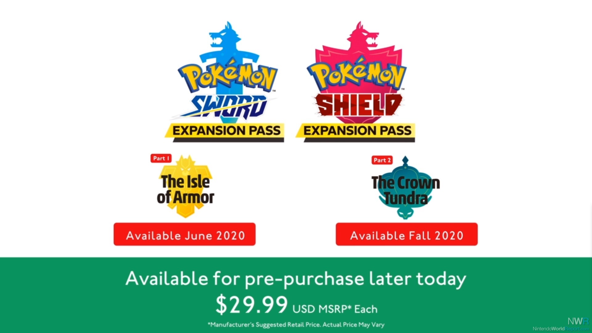 Pokemon Sword And Shield Announces Expansion Pass News Nintendo World Report