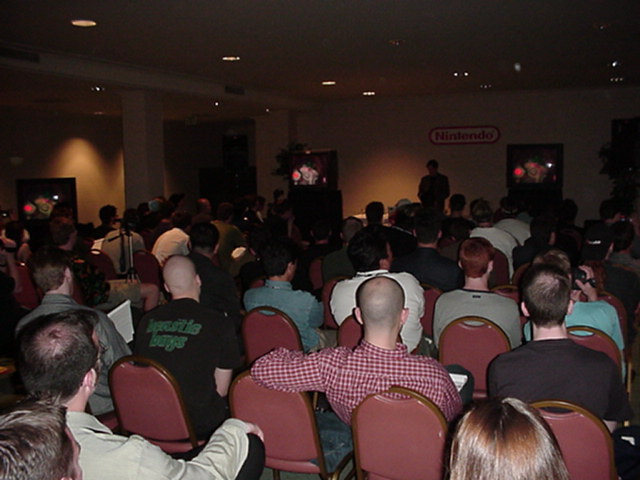 The crowd at Nintendo's E3 press briefing